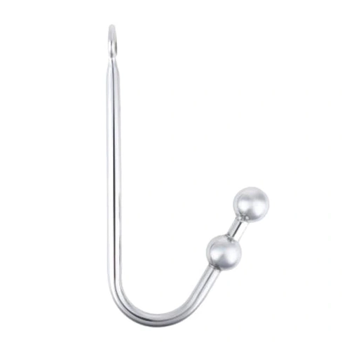 Two Balls Anal Stainless 4417 Steel Pleasurable Hook 0723